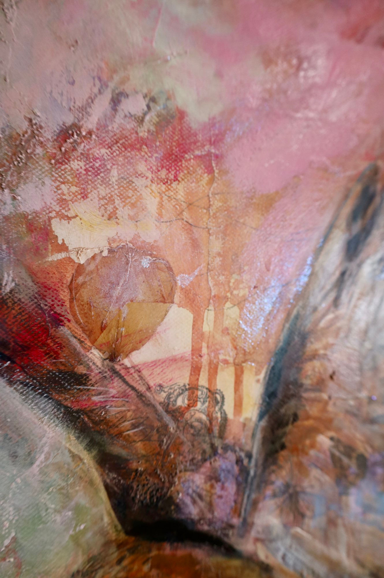 Wild feminine artwork depicting a woman and a hawk, radiating strength, freedom, and sacred feminine power.