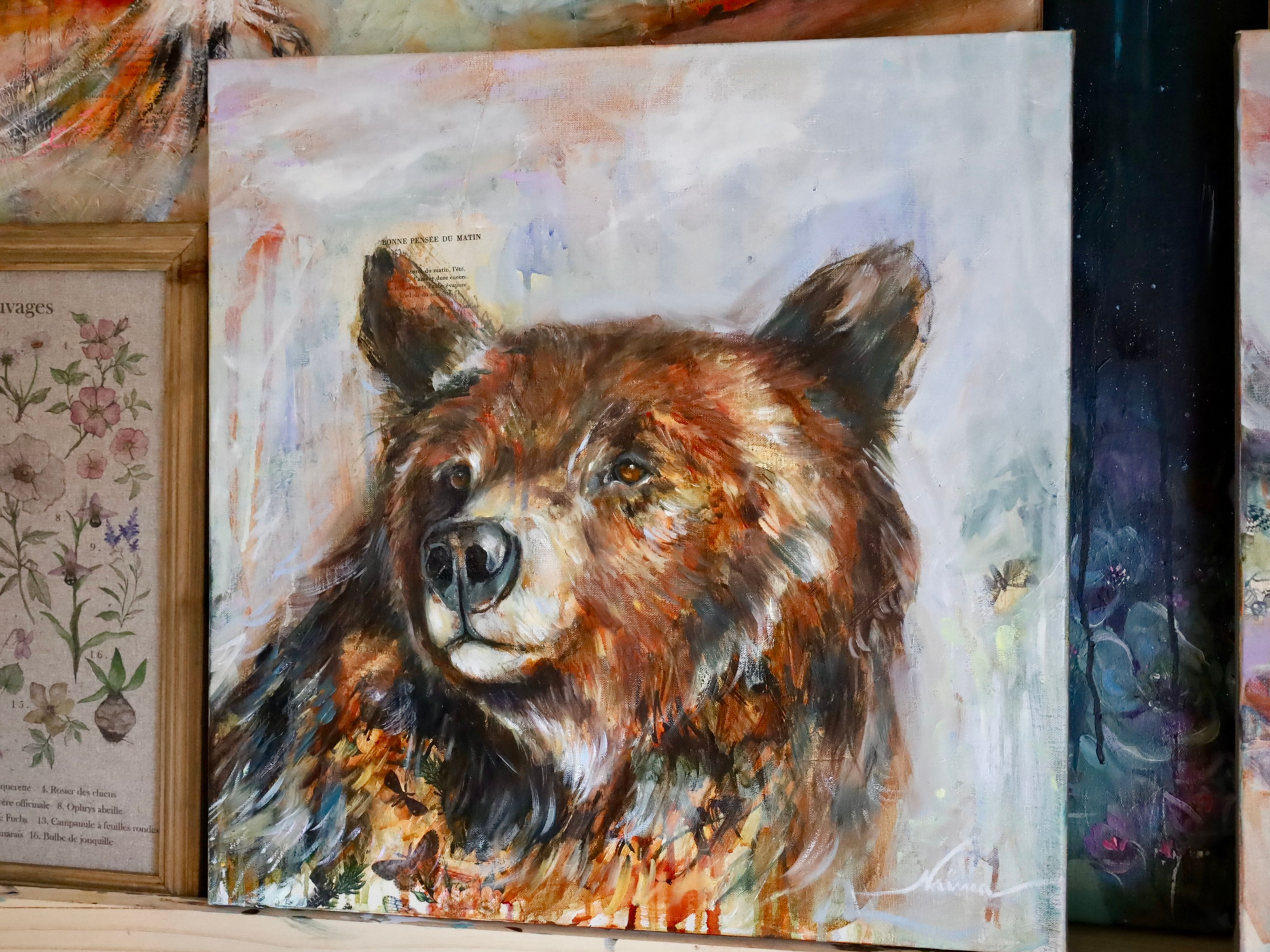 Matriarch of the Tetons | Oil painting | Grizzly 399