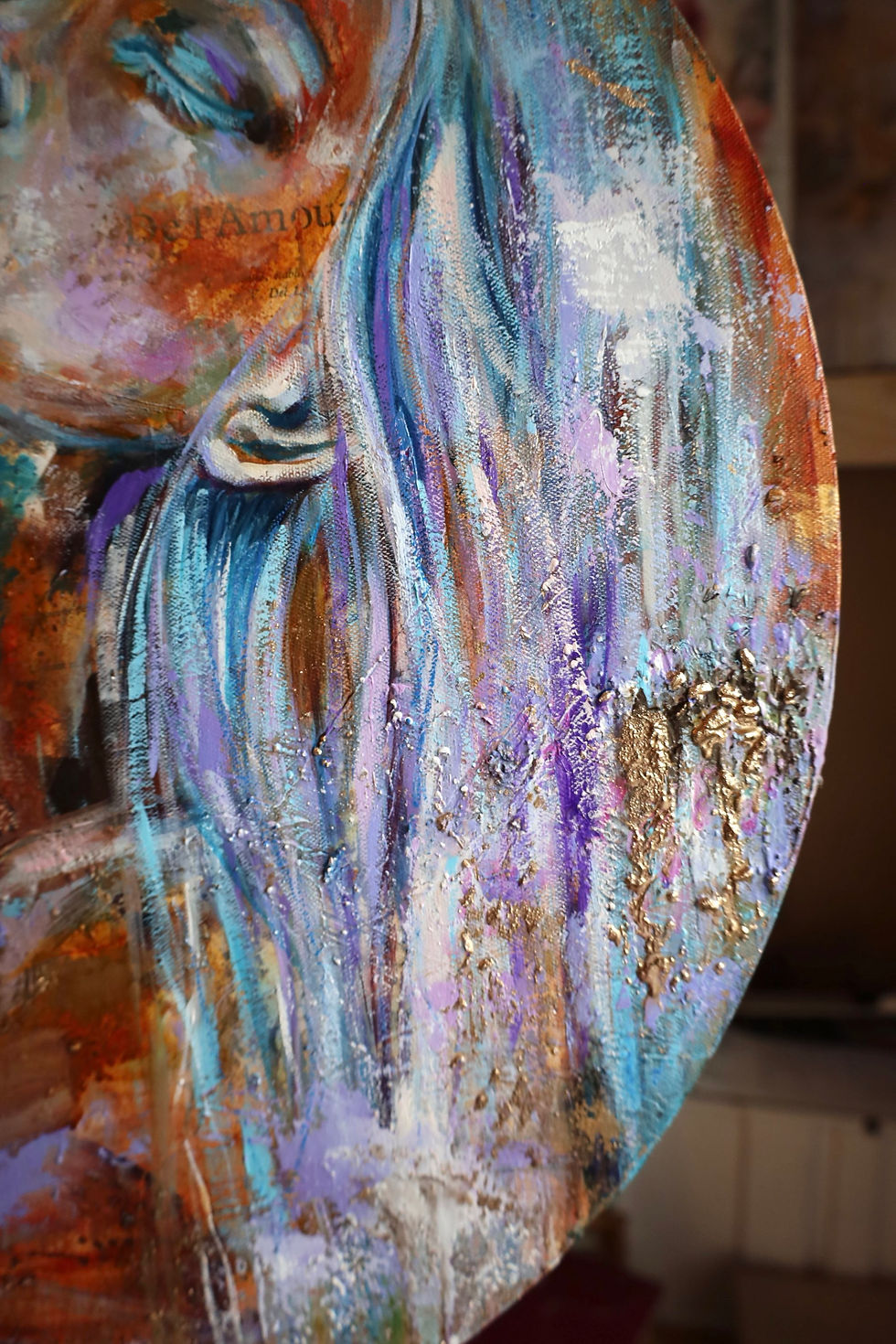 Thumbnail: De l'Amour | Original Oil Painting | Butterfly Art