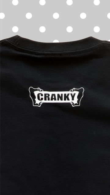 cranky basic tee black