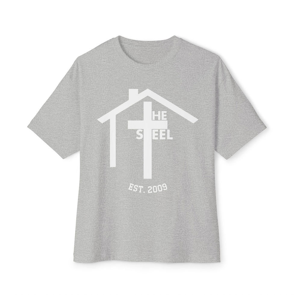 Thumbnail: House Outline with Cross T-Shirt | Christian Faith Tee