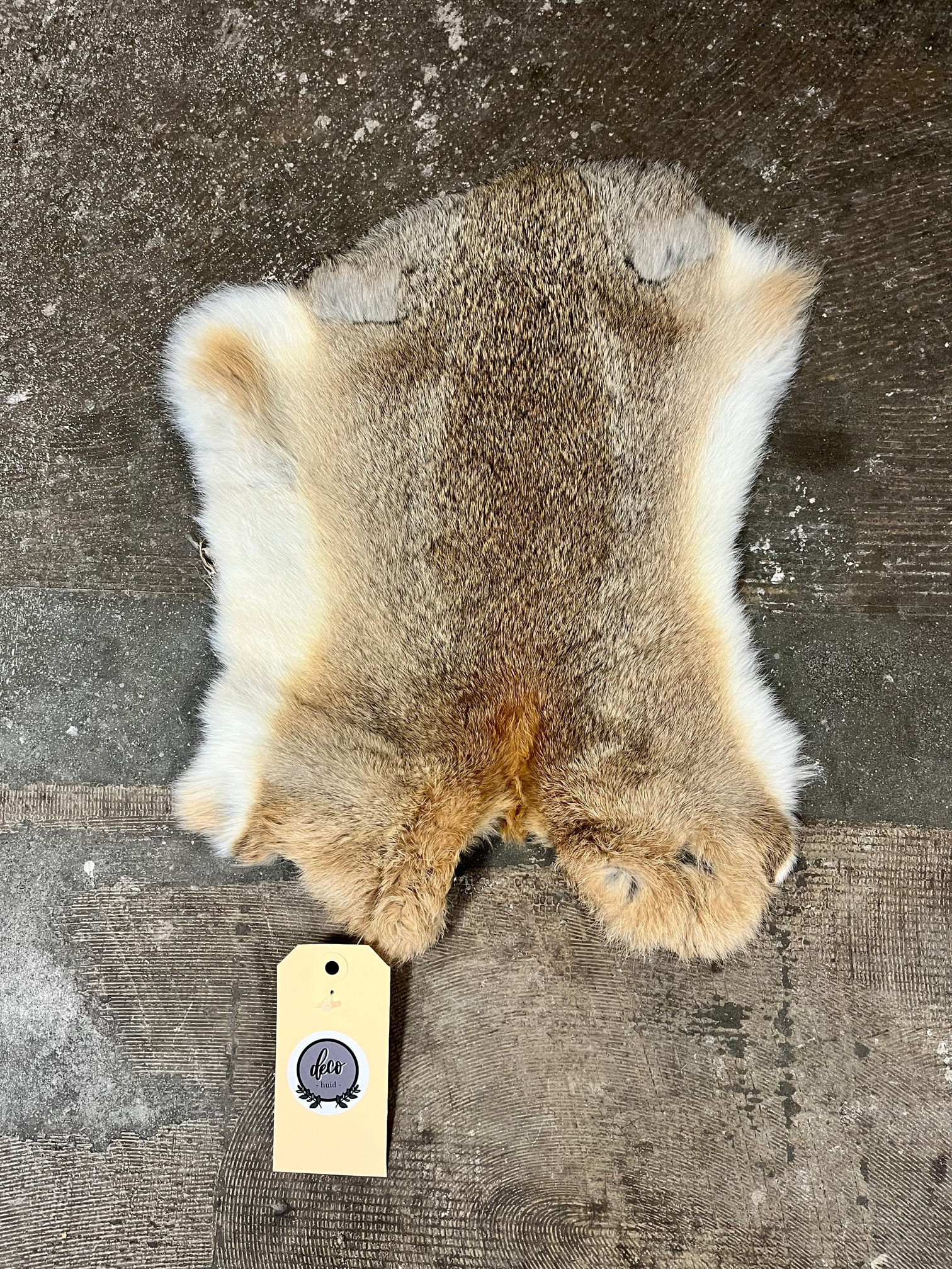 Konijnen Vacht - Naturel - Bruin 02