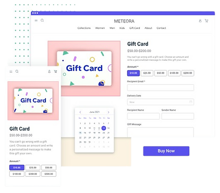 Picture of an eGift card promotion