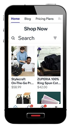 A picture of a phone's Beauty Spaces app.