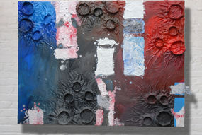 Abstrakt, Rot, Acryl, Struktur, Artmine, Grafikkunst.ch, Kunst. Facebook