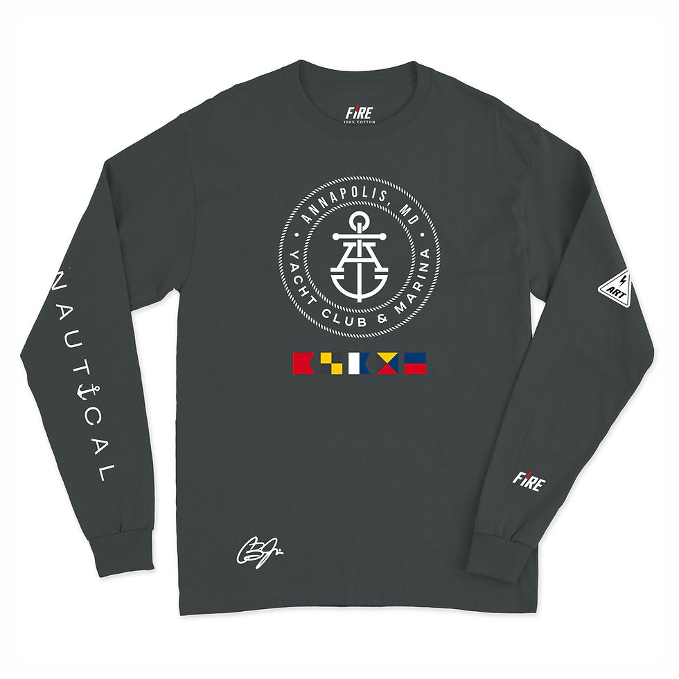 Thumbnail: Blaze  - Annapolis Yacht Crew LS Shirt