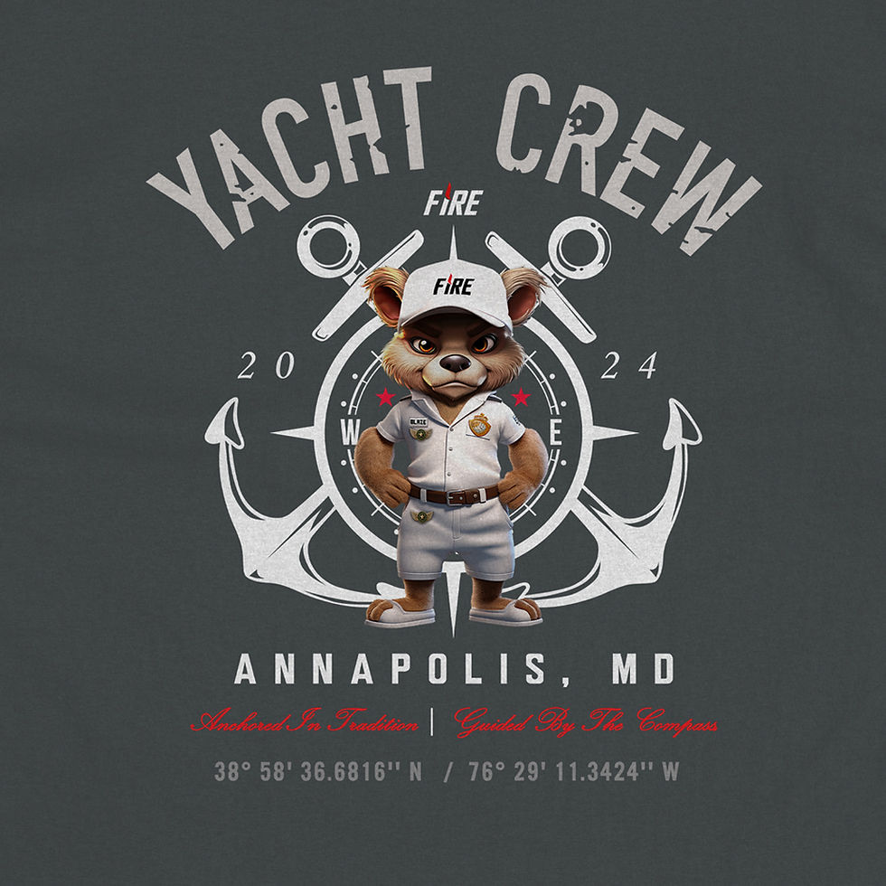 Thumbnail: Blaze  - Annapolis Yacht Crew LS Shirt