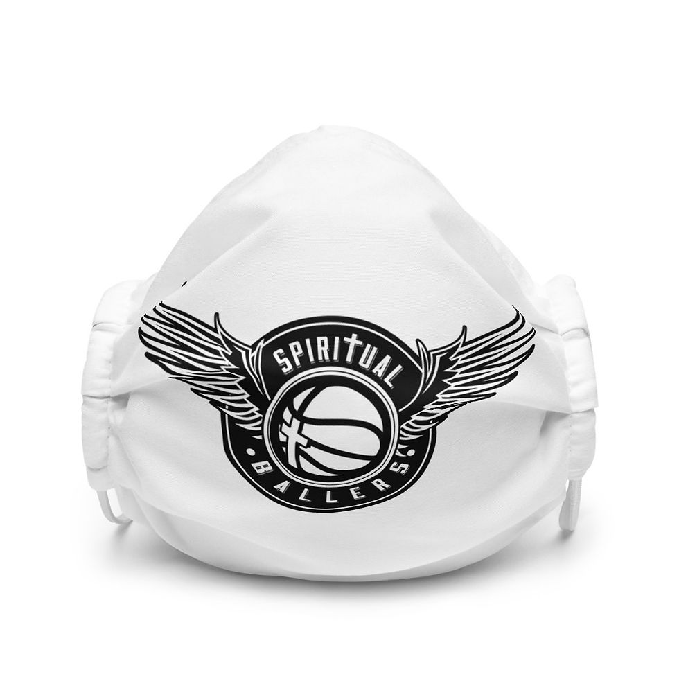Thumbnail: Spiritual Ballers Wing Logo Facemask