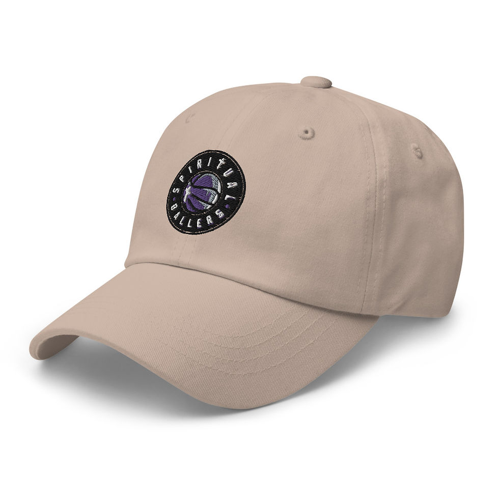 Thumbnail: Spiritual Ballers Embroidered Circle Logo Dad hat