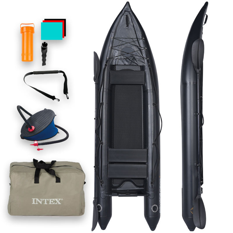 INFLATABLE PVC KAYAK BOAT FOR FISHING