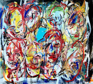 360 - 8 - Acrylique&huilte sur toile - 100x110