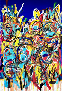 Toile- 150 x 100 cm
2021
Acrylique et huile sur toile