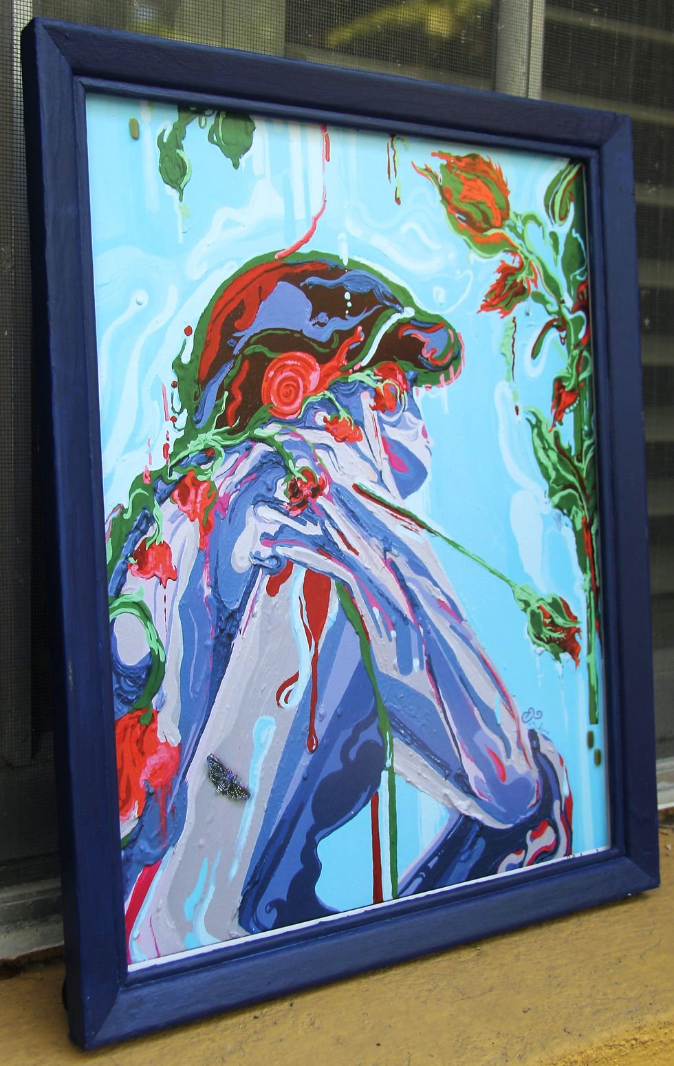 Thumbnail: 'Ro(ad)se Kill' Custom Framed Print (11 x 14 in.)