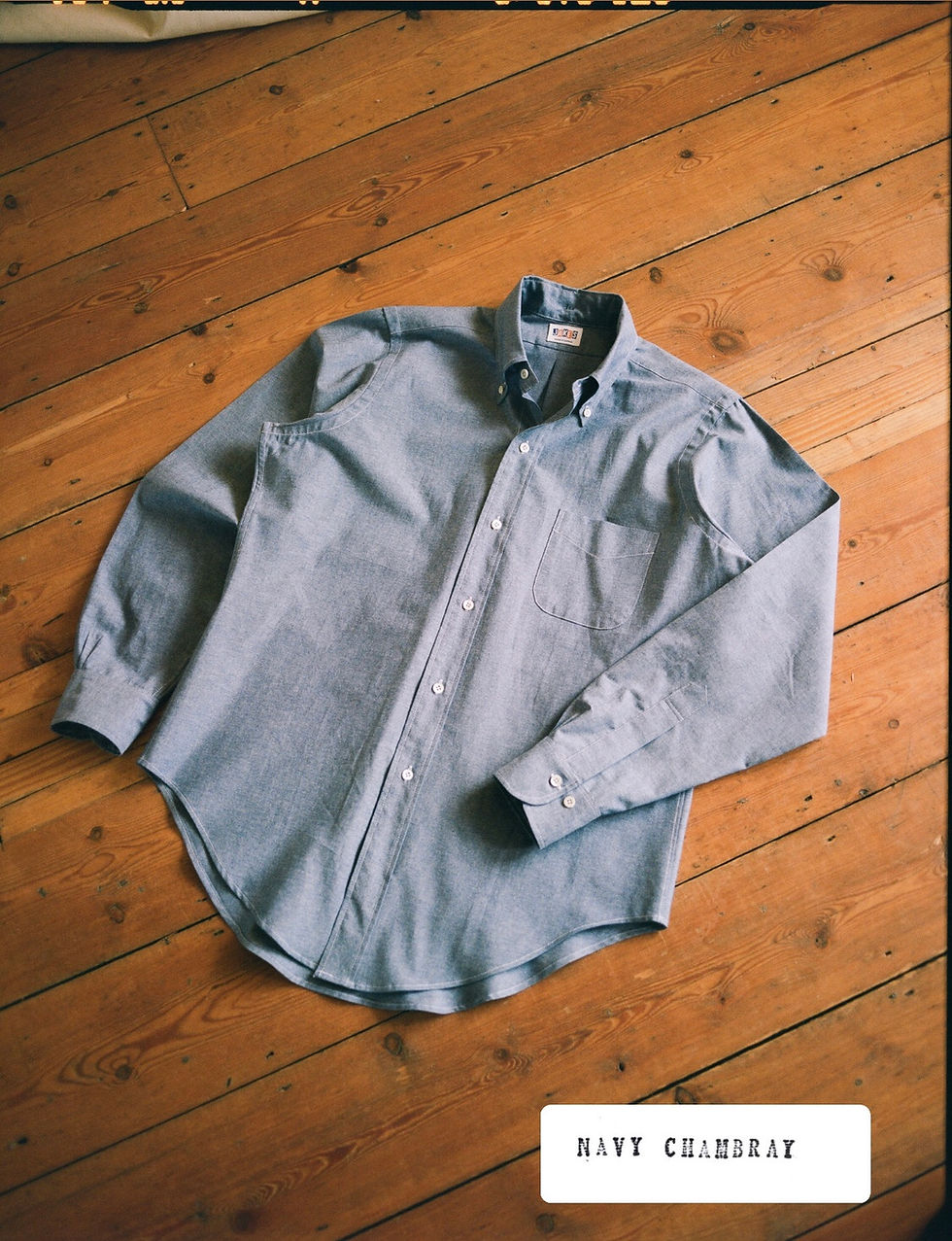Thumbnail: Navy chambray - Button Down Shirt