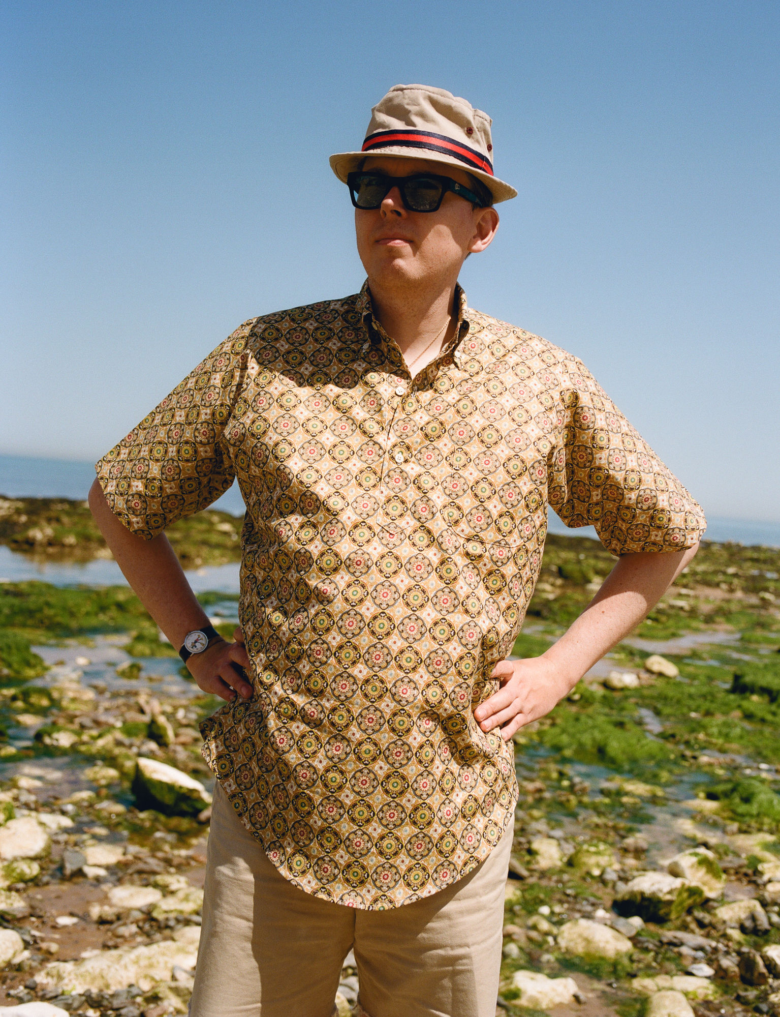 Medallion - Button Down Popover Shirt