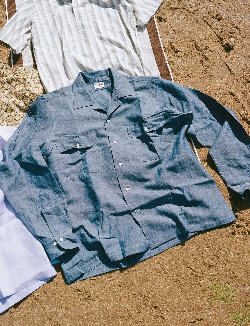 Thumbnail: Japanese Indigo Chambray - Travel Shirt