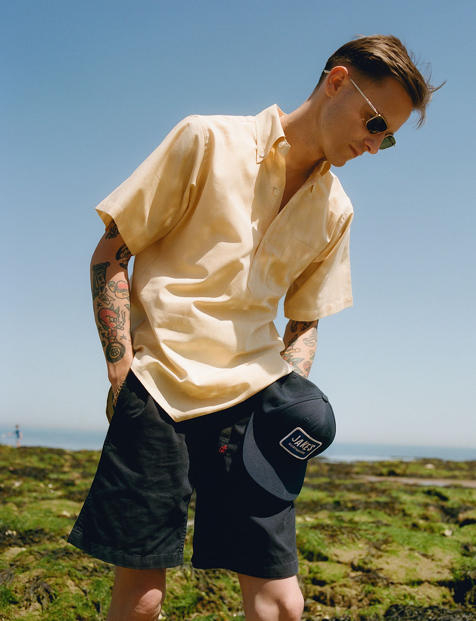 Thumbnail: Yellow Chambray - Button Down Popover Shirt