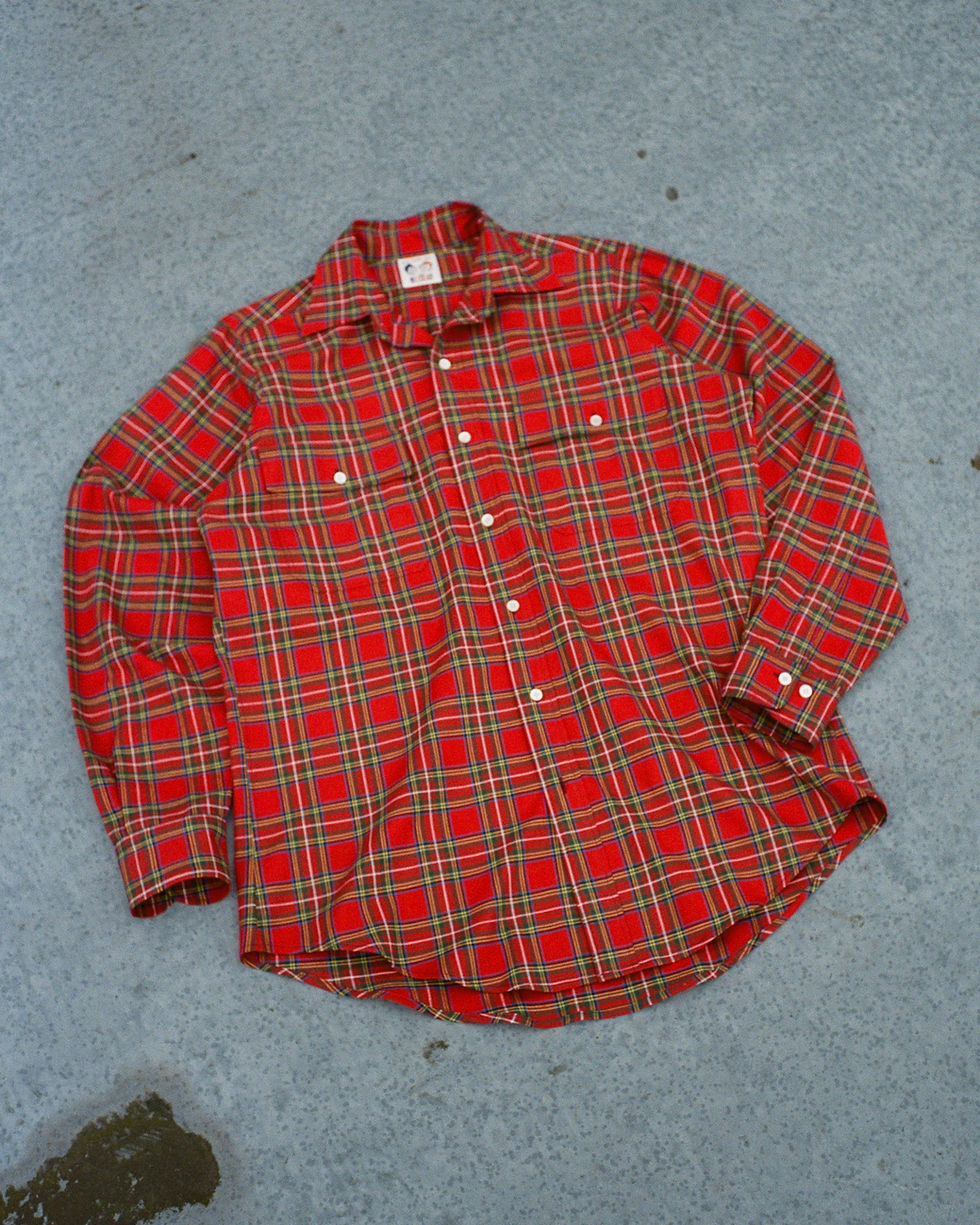 Thumbnail: Jake’s x Dick Carroll - Brushed cotton tartan work shirt 