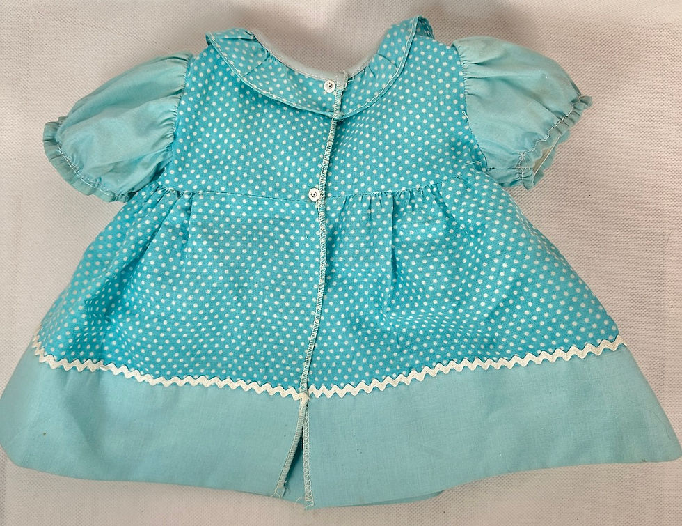 Thumbnail: Vintage 1950s Dress and Coat Set for 20" Baby Dolls