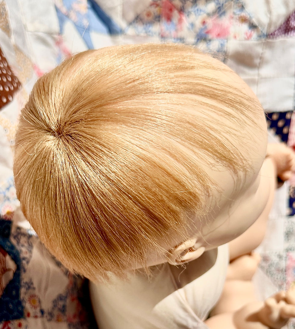 Thumbnail: 1960 Tagged Vogue 18” BABY DEAR Top Knot Doll by Eloise Wilkins