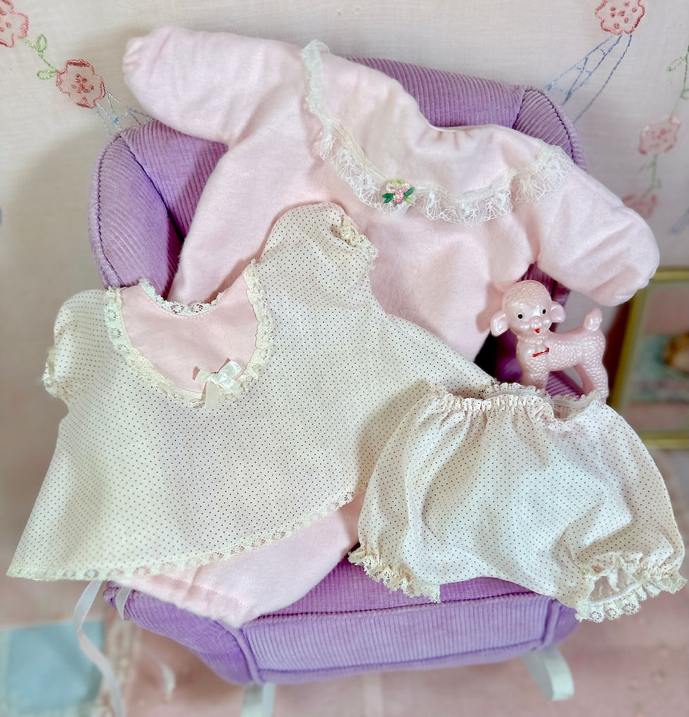Thumbnail: Vintage 1962 Musical Tagged Vogue 12” BABY DEAR Doll