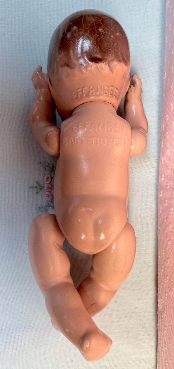 Thumbnail: Vintage 1930s Effanbee 7" Patsy Baby Tinyette Baby Doll #1