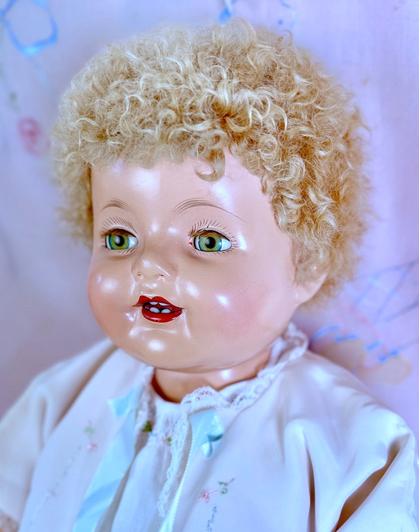 Thumbnail: 1920s Effanbee 24" Composition Blonde Lovums