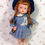 Thumbnail: PRISTINE 1930s Effanbee 9" ANNE of GREEN GABLES Patsyette doll in RARE Travel Tr