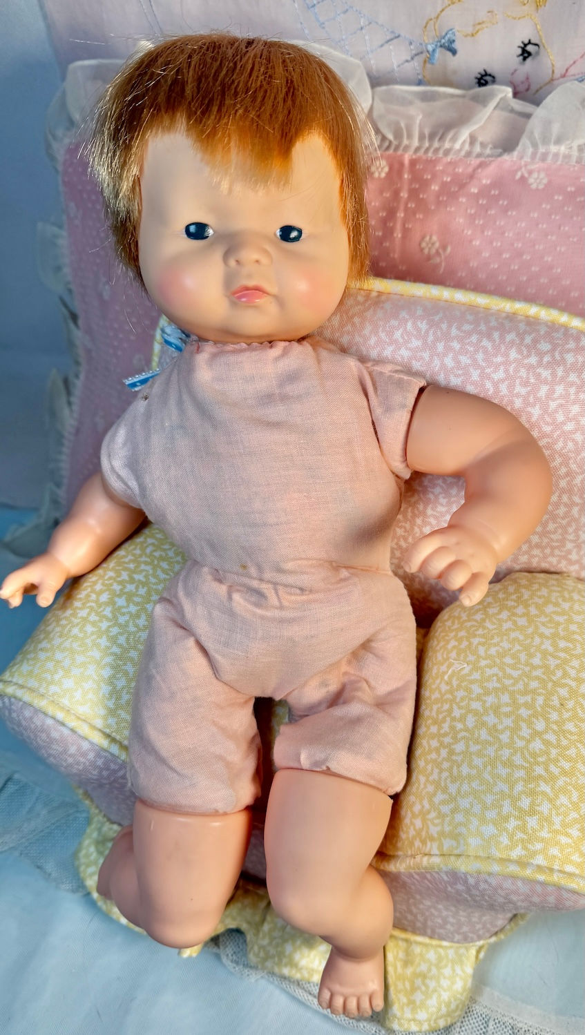 Thumbnail: Vintage 1960s Vogue Baby Dear Clone MUSICAL Doll