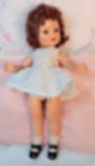 Thumbnail: Vintage 1948 Eugenia Pla-Mate 16" Composition Doll