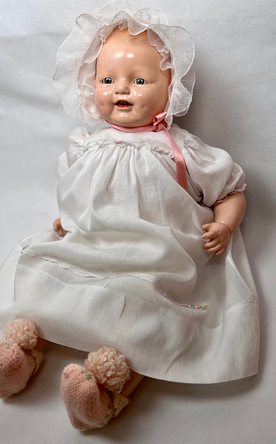 Thumbnail: Vintage 1928 E.I. Horsman 22" Baby Dimples