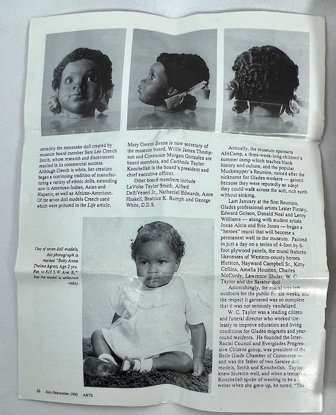 Thumbnail: Vintage 1951 Ideal African American Sara Lee Doll History Articles