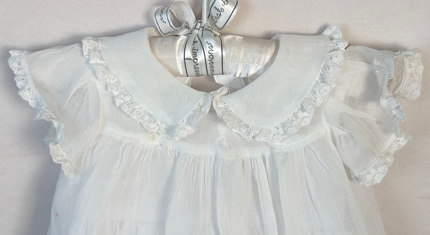 Thumbnail: Vintage 1930s Molly'es Silk Christening Set for Dy-Dee LOU