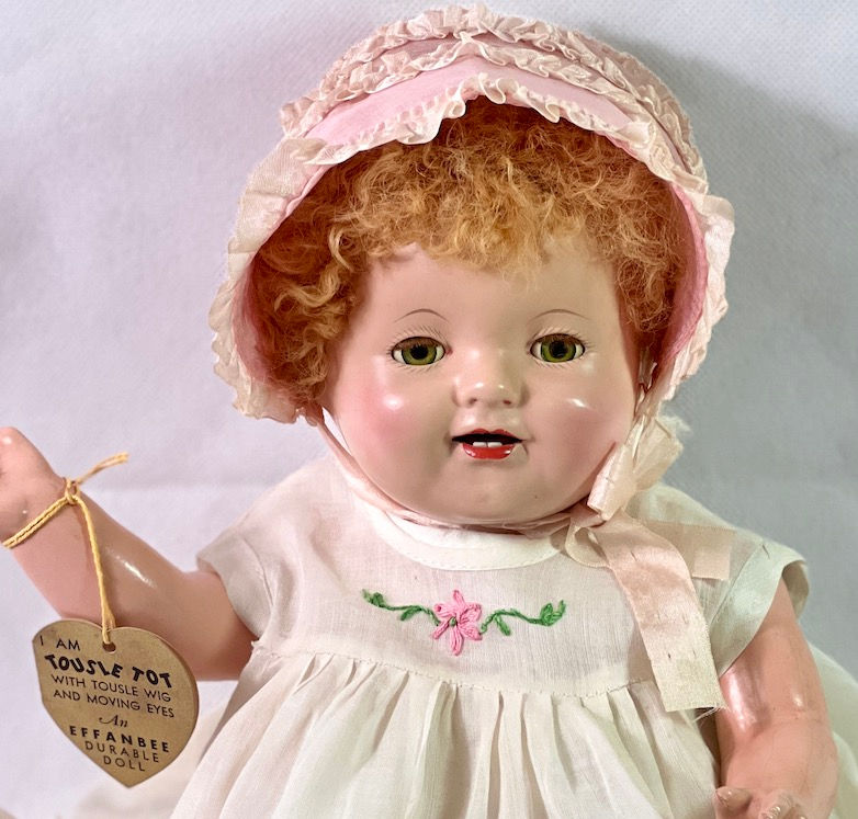 Vintage 1920s Effanbee 17" Tousle Tot Lovums Doll