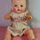 Thumbnail: MINT 13" TINY TEARS doll 1950's w/ Original Layette in Case