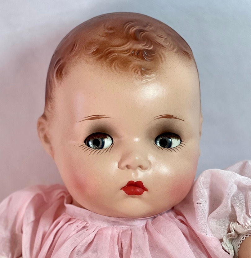Thumbnail: RARE Averill Madame Hendren 20" Baby Georgene Composition Doll