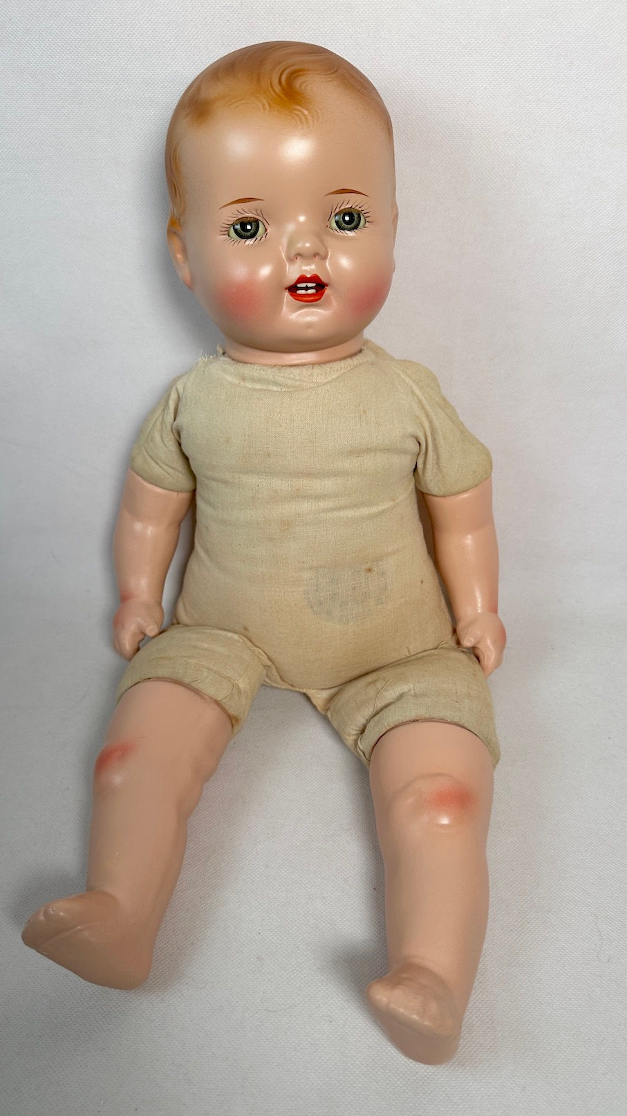 Thumbnail: 1930 Vintage 21" Averill Madame Hendren Composition BABY HENDREN Doll