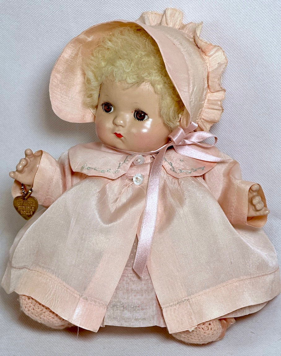 Thumbnail: 1930s Vintage Effanbee 10" Patsy Babykin Platinum Blond