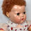 Thumbnail: 1940s Vintage 20" Effanbee Dy-Dee Louise Baby MOLD 2 Red Head Caracul