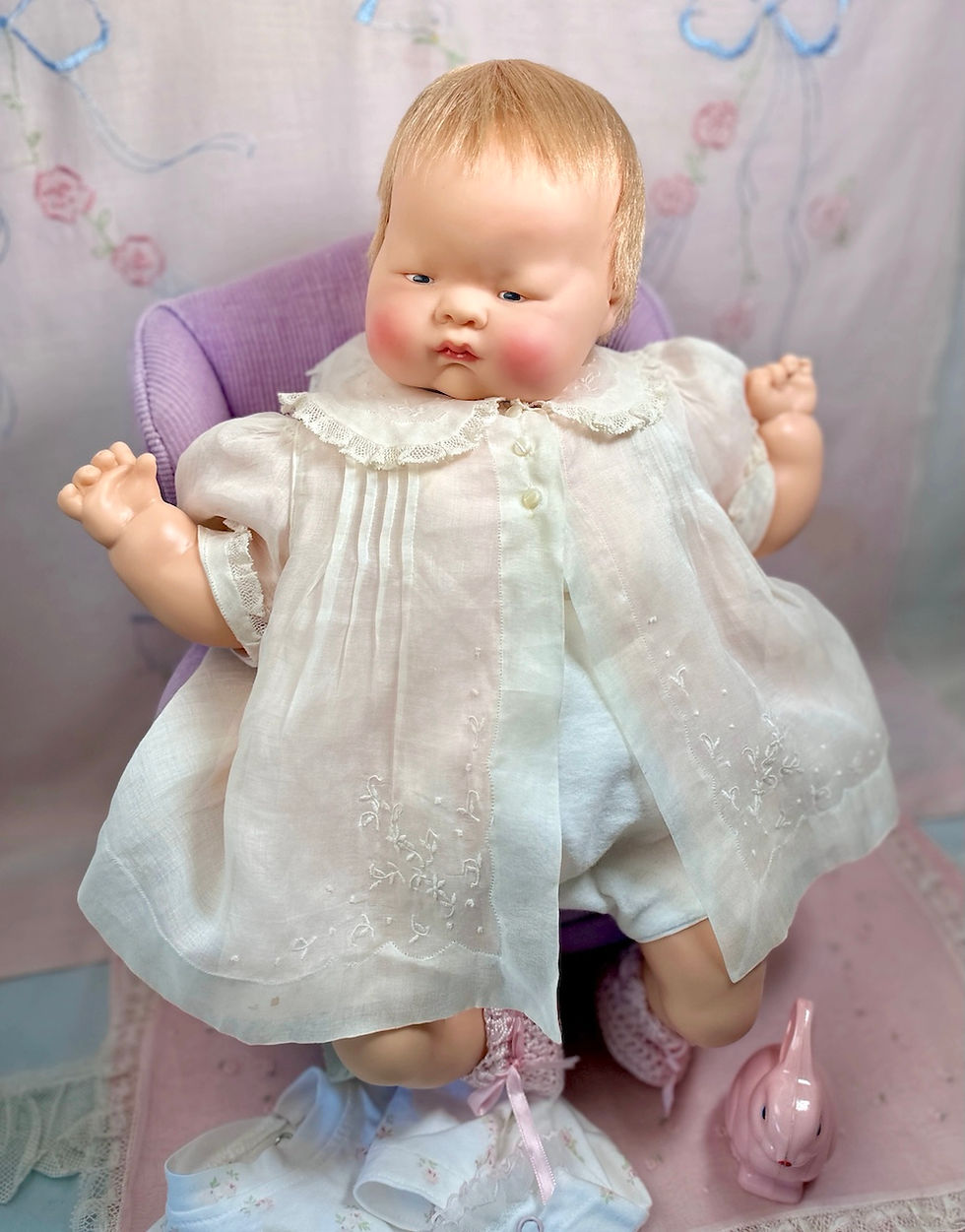 Thumbnail: 1960s Tagged Vogue 18” BABY DEAR Doll by Eloise Wilkins