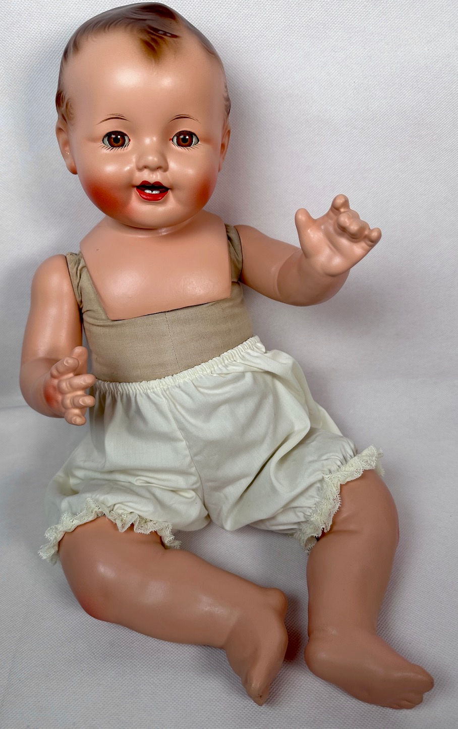 Thumbnail: Antique Vintage 1928 Effanbee 20" Lovums Composition Doll
