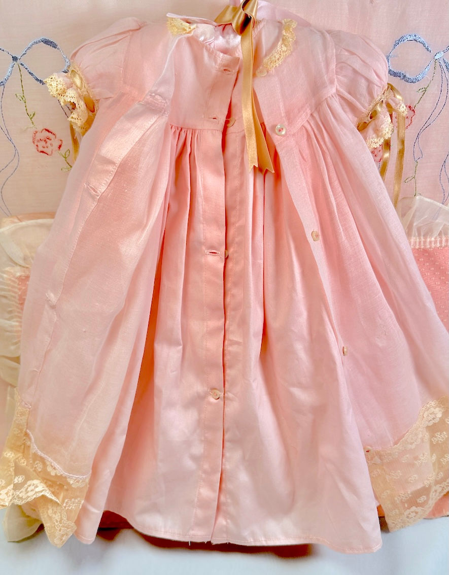Thumbnail: Vintage Vogue Baby Dear Doll Christening Outfit For 18" -- NO DOLL