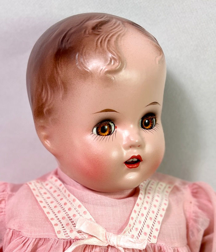 Thumbnail: Vintage 1930s Ideal 17" Baby Beautiful * Miracle on 34th St * Composition Doll