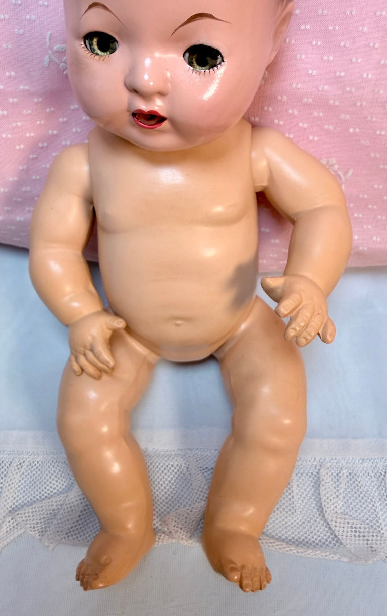 Thumbnail: 930's Effanbee 11" Dy-Dee Ette Baby Doll Mold 1 in BOX