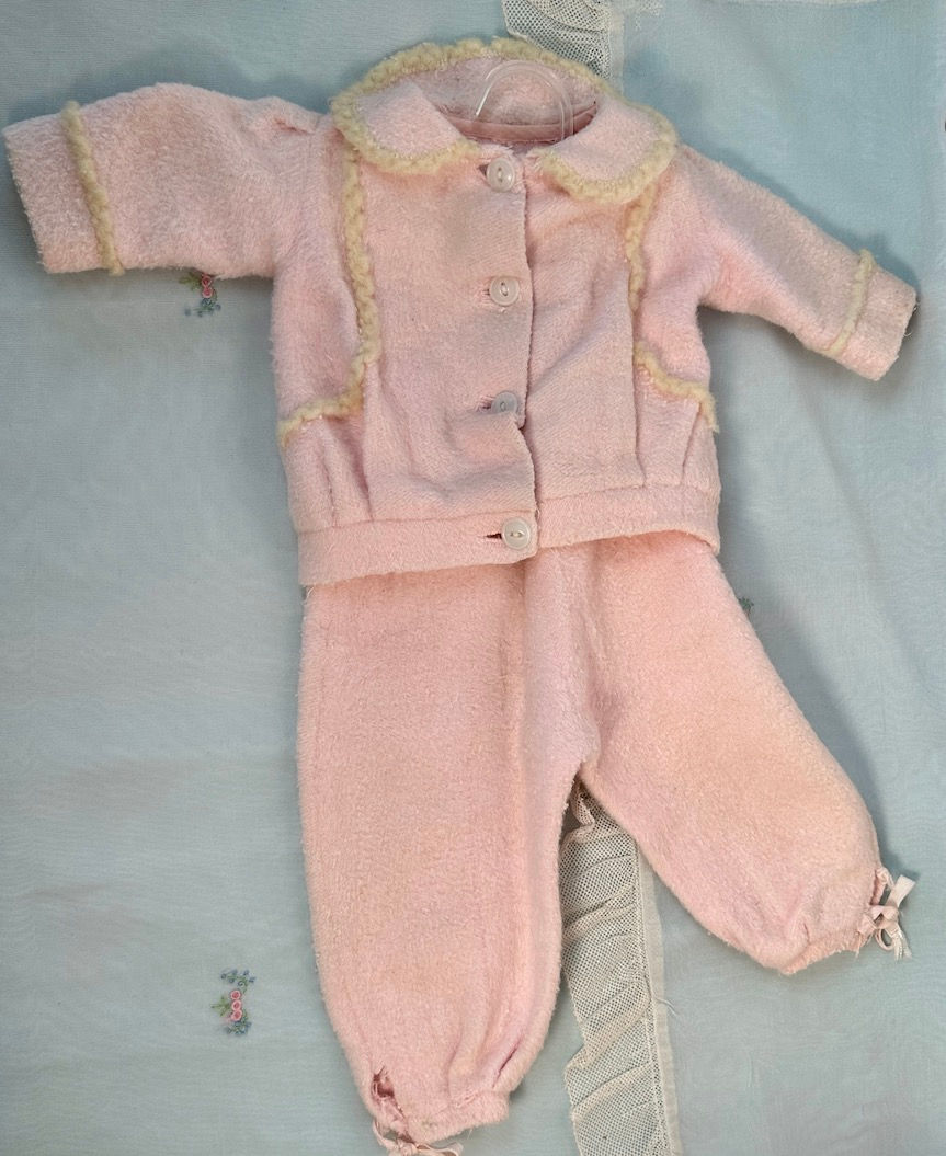 Thumbnail: Vintage 1940s Effanbee Eiderdown Snowsuit for 18" to 20" Dolls