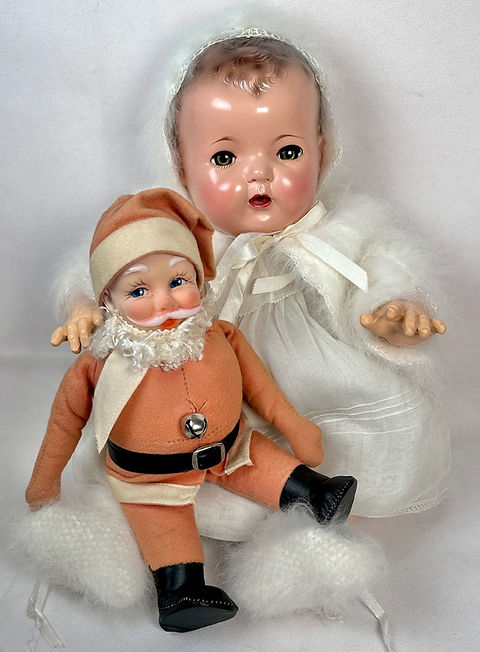 Vintage 1940s Georgene Averill Kris Kringle Christmas Santa Claus