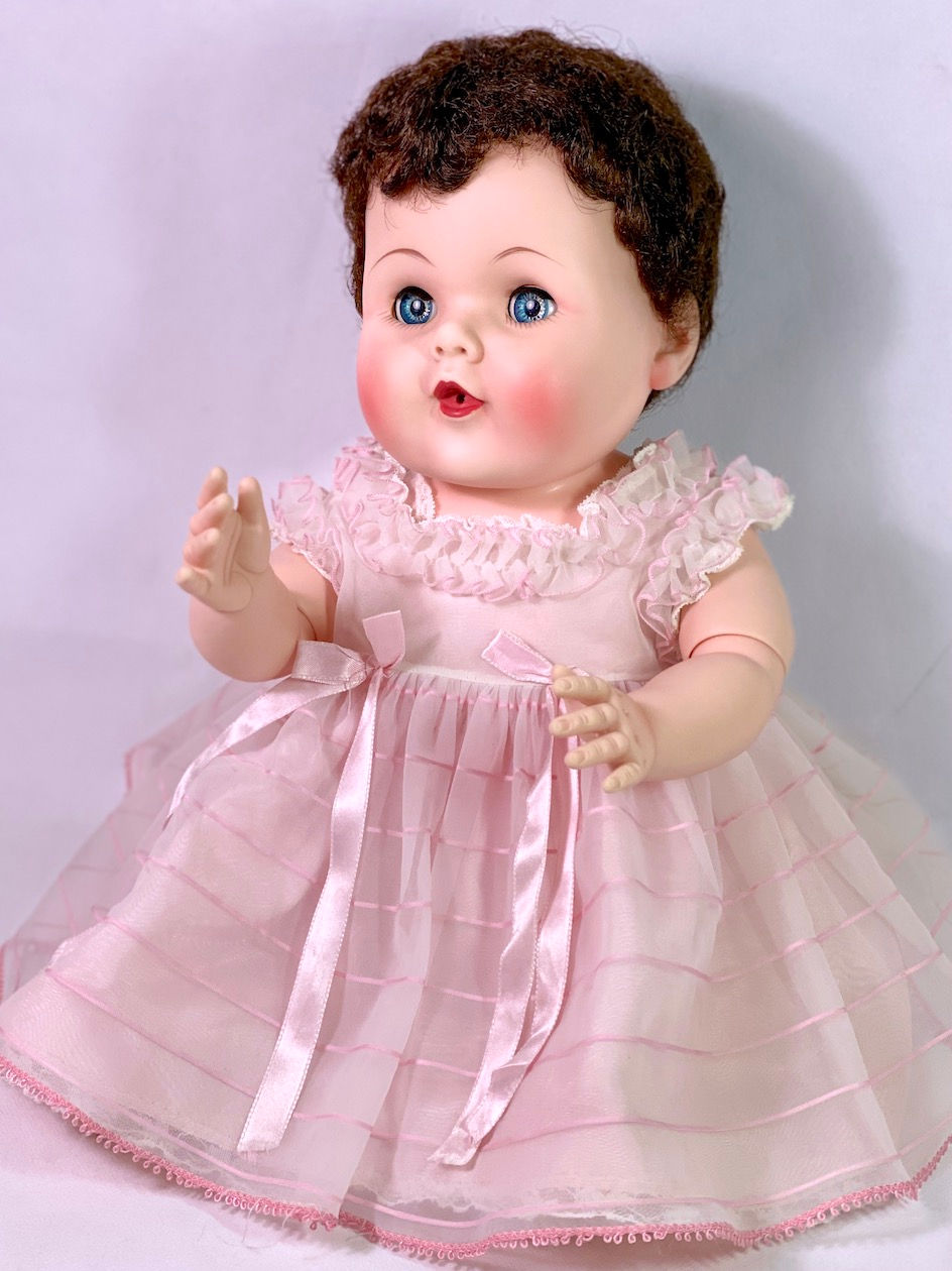 Thumbnail: Brunette 1950s American Character 20" Toodles 'Action' Baby