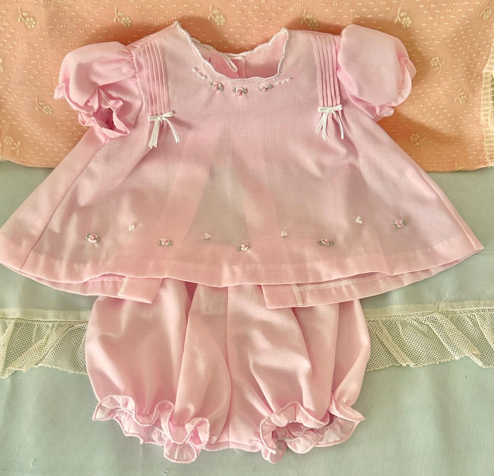 Thumbnail: Vintage 1960s Style 18" Vogue Baby Dear Dress Set