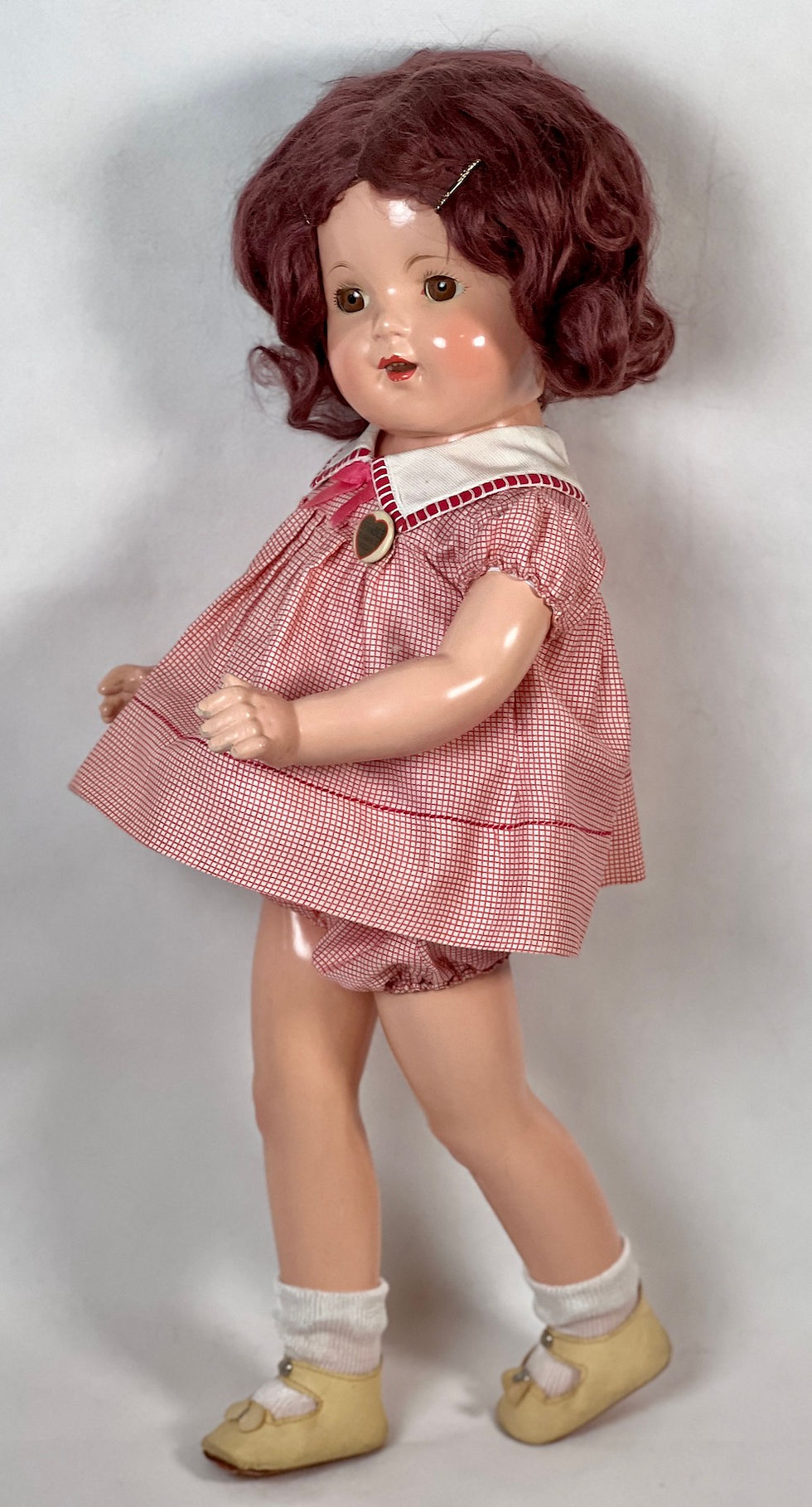 Thumbnail: Vintage 1930s Effanbee Lovums Mary Ann Composition Doll