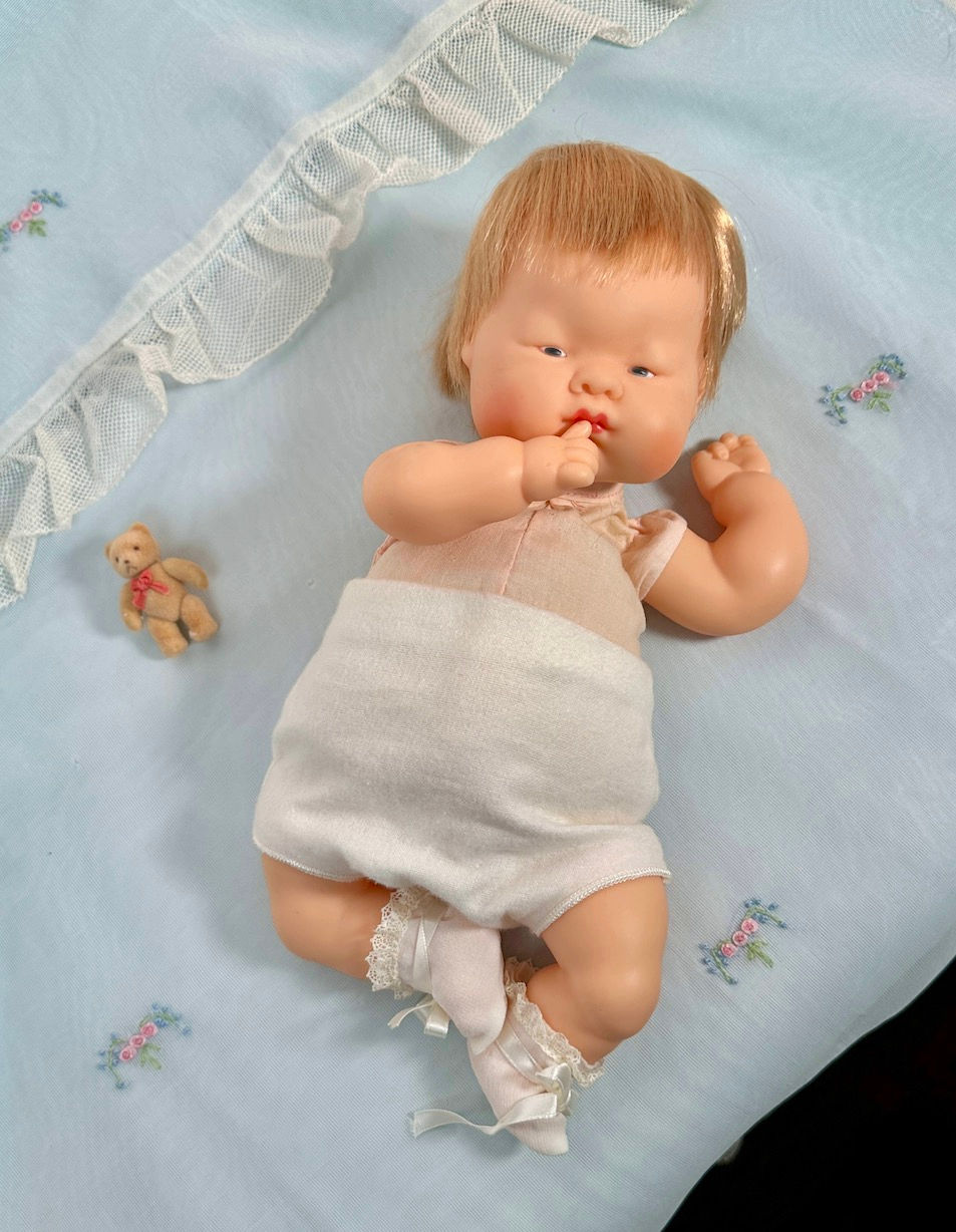 Thumbnail: Vintage Vogue Baby Dear Baby 12" Doll in Box from FAO Schwarz